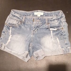 Denim shorts